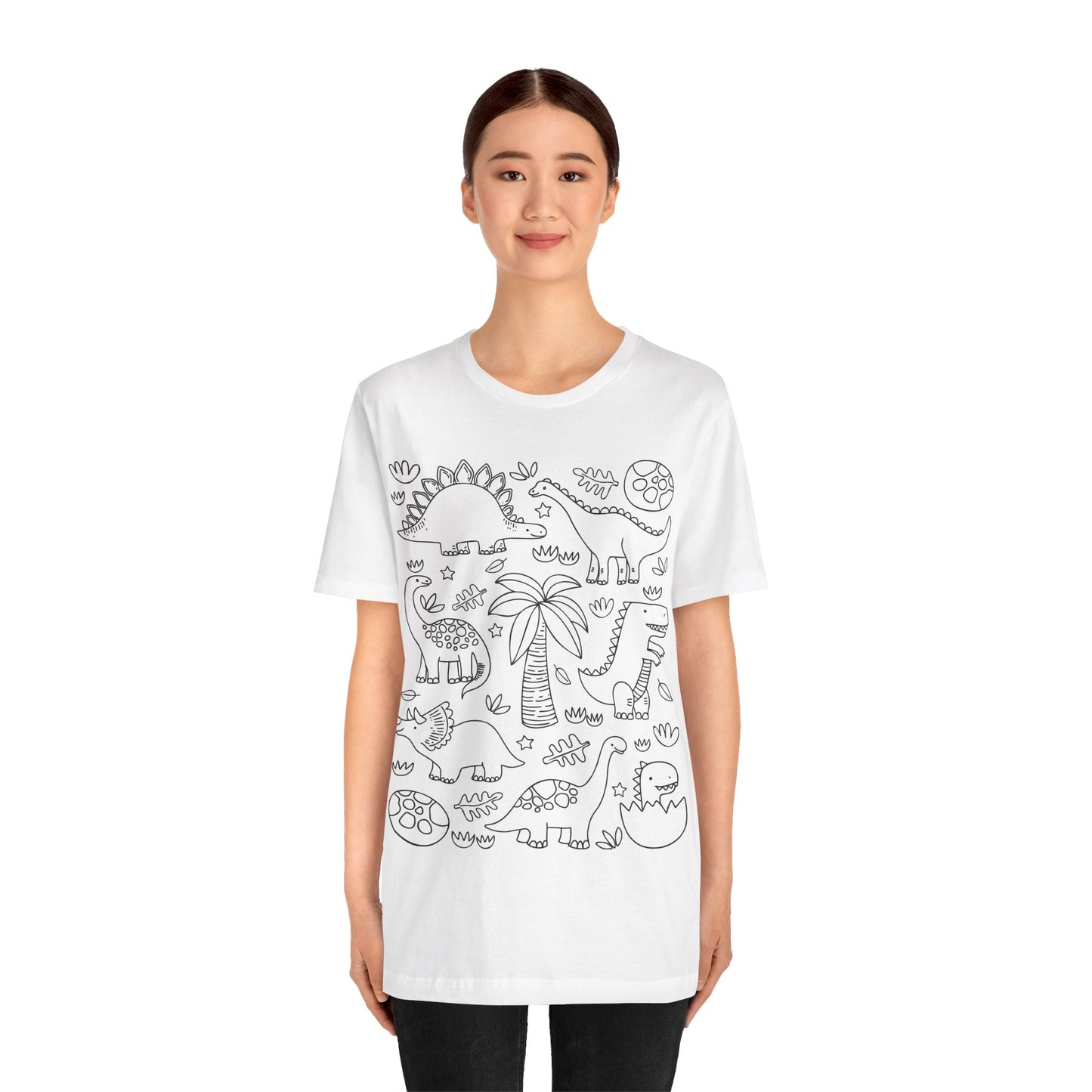 My Coloring Tee® Unisex  Dinosaur Tee