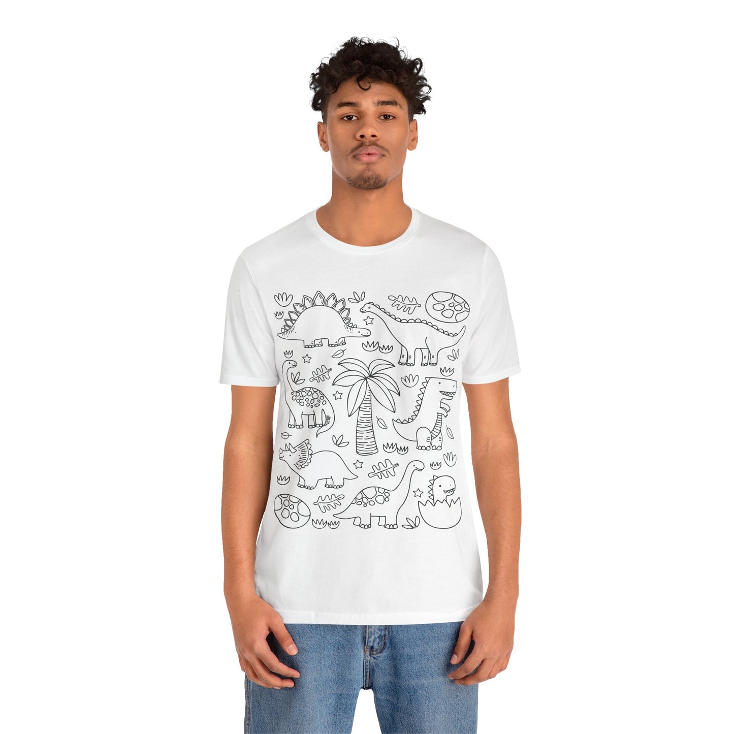 My Coloring Tee® Unisex  Dinosaur Tee